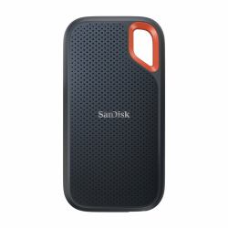 SSD. extern SANDISK EXTREME PORTABLE, 2TB, USB 3.2 Type-C, R/W: 1050/1000 MB/s, negru, "SDSSDE61-2T00-G25" (timbru verde 0.18 lei)