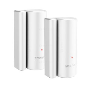 DETECTOR de usa/fereastra wireless SMANOS, 2 bucati, lucreaza impreuna cu unitatea centrala K1 sau K2, "DS-20*2" (timbru verde 0.8 lei)
