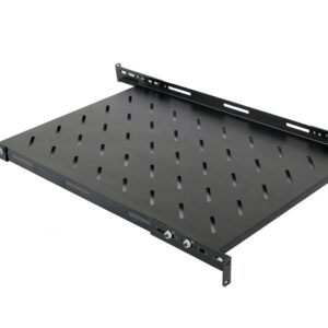 RAFT FIX SPACER 1U pentru rack 19", adancime 500mm, pt. cabinet de 800mm, cu urechi fixare, sarcina maxima 60Kg, vopsea antistatic, otel 1.2mm, black, "SPSF-1U500E-BK-03"