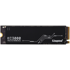 SSD KINGSTON, KC3000, 1TB, M.2, PCIe Gen4.0 x4, 3D TLC Nand, R/W: 7000/6000 MB/s, "SKC3000S/1024G"
