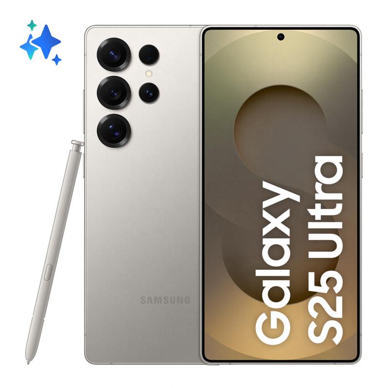 Smartphone Galaxy S25 Ultra 1TB 12GB RAM 5G Dual SIM Titanium Gray "SM-S938BZTHEUE" (timbru verde 0.45 lei)