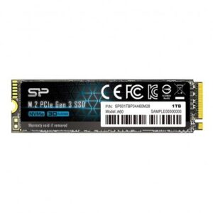 SSD SP A60 1TB PCIe Gen 3x4 M.2 2280 "SP001TBP34A60M28"
