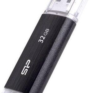 USB Flash Drive SP, Ultima U02, 2.0, 32GB, Negru "SP032GBUF2U02V1K" (timbru verde 0.03 lei)