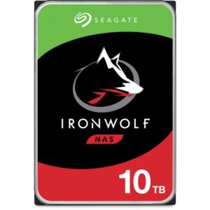 HDD SEAGATE 10TB, IronWolf, 7.200 rpm, buffer 256 MB, pt NAS, "ST10000VN000"