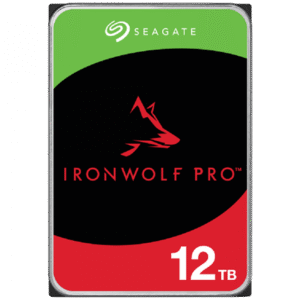 HDD NAS SEAGATE IronWolf Pro 12TB CMR 3.5", 256MB, SATA 6Gbps, 7200RPM, RV Sensors, Rescue Data Recovery Services 3 ani, TBW: 550TB "ST12000NT001" .