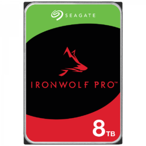 HDD NAS SEAGATE IronWolf Pro 8TB CMR 3.5", 256MB, SATA 6Gbps, 7200RPM, RV Sensors, Rescue Data Recovery Services 3 ani, TBW: 550TB, "ST8000NT001"
