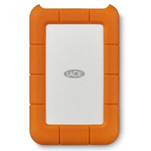 HDD extern LACIE 2 TB, Rugged, 2.5 inch, USB 3.0, portocaliu/ argintiu, "STFR2000800" (timbru verde 0.8 lei)