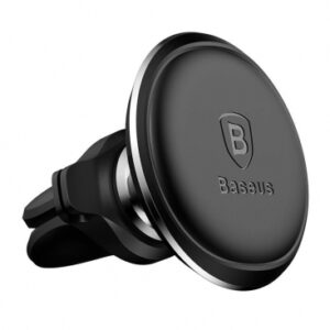 SUPORT AUTO Baseus Magnetic pt. SmartPhone, magnetic, fixare grila ventilatie, negru "C40141201113-00" - 6932172648763