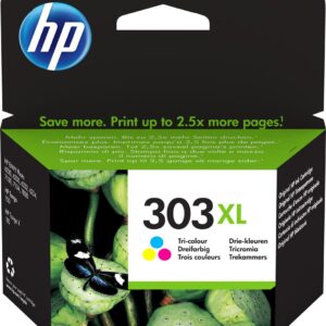 Cartus Cerneala Original HP Color, nr.303XL, pentru Envy Inspire 7200|7900, 415, (timbru verde 0.15 lei), "T6N03AE"