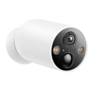 CAMERA IP Exterior cu acumulator TP-LINK,  IP66, dist. IR 15 m, tip lentila fixa 3.15 mm, 3 Mpx rezolutie 2K, wireless, microfon, carcasa plastic, necesita HUB, include 2 bucati, "Tapo C425(2-pack)" (timbru verde 0.8 lei)