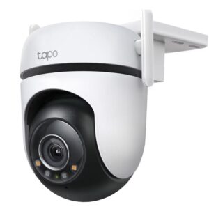 CAMERA IP Exterior TP-LINK, 2K QHD 2560x1440, rotatie pana la 360 grade, IP66, dist. IR 30 m, lentila fixa 4 mm,4 Mpx, RJ-45+wireless, mic, plastic, slot SD card, "Tapo C520WS" (timbru verde 0.8 lei)