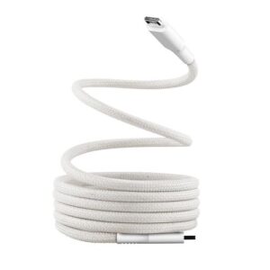 TNB USB-C/USB-C cable 1.5m magnetic sheath - White "TCPDMAGWH" (timbru verde 0.08 lei)
