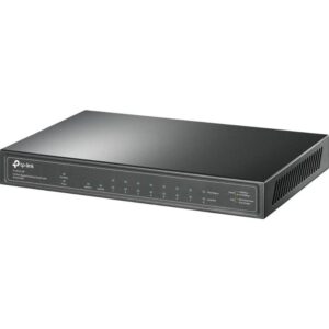 SWITCH TP-LINK 10-Port Gigabit Desktop Switch cu 8-Port PoE+, 63W total power, carcasa metal "TL-SG1210P" (timbru verde 2 lei)