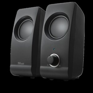 BOXE TRUST, 2.O, "Remo", 2 x 8 W, cu fir, Jack 3.5mm, USB, "TR-17595" (timbru verde 2.00 lei)