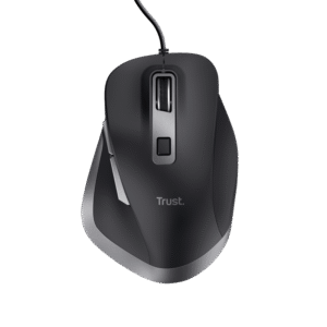 Mouse Trust Fyda cu fir 5000 DPI, negru "TR-24728" (timbru verde 0.18 lei)