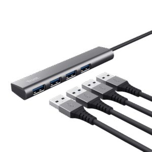 Hub Trust Halyx USB-C to 4 x USB-A 3.2 "TR-24948"  (timbru verde 0.8 lei)