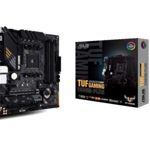 PLACA de BAZA Asus "TUF GAMING B550M-PLUS", skt AM4, mATX, AMD B550, 4 x DDR4, max. 128 GB, 4 x SATA, 2 x M.2, 7.1, "TUF GAMING B550M-PLUS"