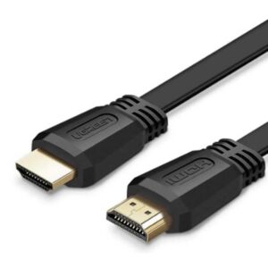 CABLU video Ugreen, "ED015" HDMI (T) la HDMI (T) 4K la 30Hz, lungime 5m, flat, negru "50821" (timbru verde 0.08 lei) - 6957303858217