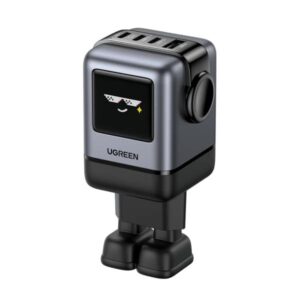 INCARCATOR retea Ugreen, Nexode "X688" Quick Charge 100W GaN, 3 x USB Type-C, 1 x USB, gri "45515B" (timbru verde 0.18 lei) - 6941876249787