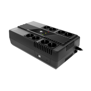 UPS Njoy "Token 600", Line int., brick, AVR, Schuko x 8, LED, back-up 1 - 10 min. "UPCSBLS660TTOAZ01B" (timbru verde 11 lei)