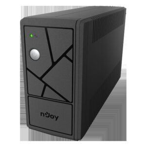 UPS NJOY, "Keen 800", Line Int. , mini tower, 800VA/480W, AVR, Schuko x 2, 1 x baterie GP09122L, back-up 1 - 10 min., "UPLI-LI080KE-CG01B" (timbru verde 11 lei)