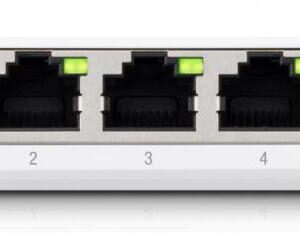 SWITCH Ubiquiti, Gigabit x 5, managed, carcasa plastic, "USW-FLEX-MINI-EU" (timbru verde 2 lei)