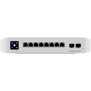 Ubiquiti USW-Pro-8-PoE-EU An 8-port, Layer 3 switch with PoE+ and PoE++ output. Can power devices with up to 120W, with a power consumption of 30W  "USW-PRO-8-POE-EU" (timbru verde 0.8 lei)