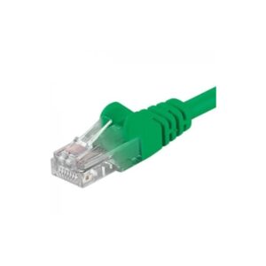 Patchcord UTP RJ45-RJ45 Cat.5e 0.5m, verde, "UTP-5E-0.5-GN" (timbru verde 0.08 lei)