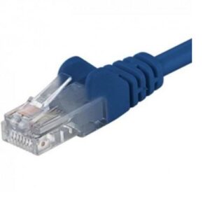 Patchcord UTP RJ45-RJ45 Cat.5e 1m, albastru, "UTP-5E-1-BL" (timbru verde 0.08 lei)