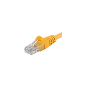 Patchcord UTP RJ45-RJ45 Cat.5e 7m, galben, "UTP-5E-7-Y" (timbru verde 0.18 lei)
