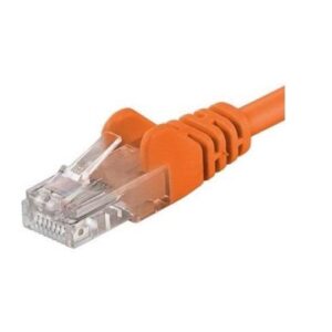 Patchcord UTP RJ45-RJ45 Cat.6, 0.25m, portocaliu, "UTP-6-0.25-O" (timbru verde 0.08 lei)