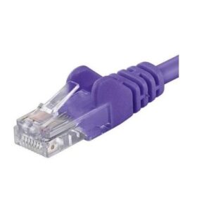 Patchcord UTP RJ45-RJ45 Cat.6, 0.25m, violet, "UTP-6-0.25-V" (timbru verde 0.08 lei)