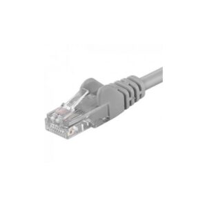 Patchcord UTP RJ45-RJ45 Cat.6, LSZH, 2m, gri - EMTEX "UTP-6-2-G-LSZH-EMT" (timbru verde 0.08 lei)