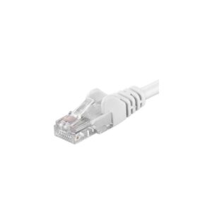 Patchcord UTP RJ45-RJ45 Cat.6, 2m, alb, "UTP-6-2-W" (timbru verde 0.08 lei)