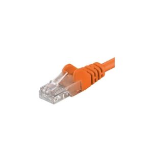 Patchcord UTP RJ45-RJ45 Cat.6, 5m, portocaliu, "UTP-6-5-O" (timbru verde 0.08 lei)