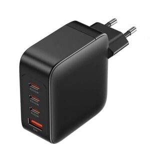 Alimentator retea Vention, 3 x USB-C (140W/140W/30W), 1 x USB-A (18W), GaN, PD, QC, Cablu USB-C 1.5m inclus, negru, "FEIB0-EU" (timbru verde 0.18 lei)