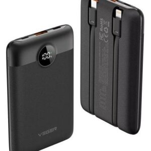 POWER BANK USB 10000MAH/22.5W W/CABLE C11 W1170 VEGER "W1170" (timbru verde 0.98 lei)