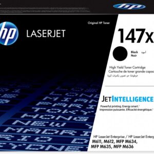 Toner Original HP Black, nr.147X, pentru Enterprise Flow MFP M611|M612|M635|M636 , 25.2K, (timbru verde 1.2 lei) , "W1470X"