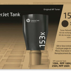 Toner Original HP Black, nr.153X, pentru LaserJet Tank 2504dw|LaserJet Tank MFP 2604sdw, 5k, incl.TV 1.2incl.TV "W1530X"