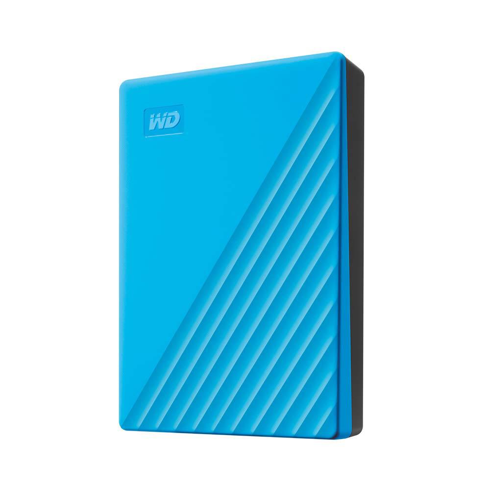 HDD extern WD 4 TB, My Passport, 2.5 inch, USB 3.2, albastru, "WDBPKJ0040BBL-WESN" (timbru verde 0.8 lei)
