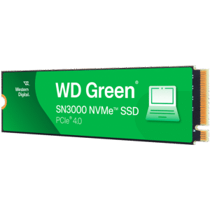 SSD WD Green SN3000 1TB M.2 2280 S3-M PCIe Gen4 x4 NVMe, Read/Write: 5000/4200 MBps, TBW: 150 "WDS100T4G0E-00CPS0"