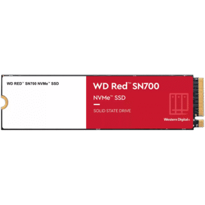 SSD NAS WD Red SN700 2TB M.2 2280-S3-M PCIe Gen3 x4 NVMe, Read/Write: 3400/2900 MBps, IOPS 480K/540K, TBW: 2500 "WDS200T1R0C-68BDK0"