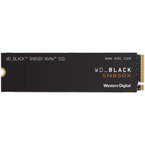 SSD WD Black SN850X 2TB M.2 2280 PCIe Gen4 x4 NVMe, Read/Write: 7300/6600 MBps, IOPS 1200K/1100K, TBW: 1200, "WDS200T2X0E"