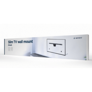 SUPORT de perete GEMBIRD, pt 1 TV/monitor, diag. max 37" - 80", fix, slim, max 50 kg, "WM-S80F-01"