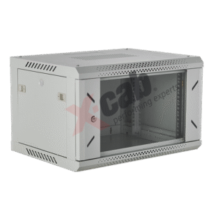 CABINETE Xcab metalic de perete 19", tip rack wallmount, 6U 600x450 mm, Xcab Gri "Xcab-6U45S.7035"