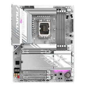 Placa de baza GIGABYTE Z890 AORUS ELITE WIFI7 ICE, LGA1851, DDR5, BT, Wi-Fi, ATX, Alb "Z890 A ELITE WF7 ICE"
