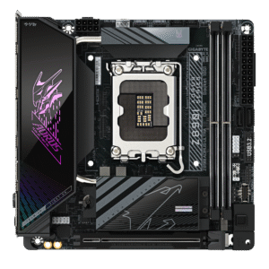 Placa de baza GIGABYTE Z890I AORUS ULTRA, LGA1851, DDR5, BT, Wi-Fi, Mini-ITX, Negru "Z890I AORUS ULTRA"