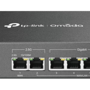 ROUTER TP-LINK wired Gigabit, 1 Gigabit 2.5G WAN, 1× Gigabit SFP WAN/LAN, 1 Gigabit 2.5G LAN + 4 Changeable Gigabit WAN/LAN Ports, 1× USB 2.0, tehnologie VPN "ER707-M2" (timbru verde 0.8 lei)
