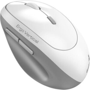MOUSE Genius,  Ergo 8350S, PC sau NB, wireless, BT+2.4GHz, optic, 2400 dpi, butoane/scroll 6/1, , white-grey, "31030041401" (timbru verde 0.18 lei)
