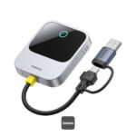 ADAPTOR CARPLAY wireless Baseus SafeJourney, transforma conexiunea Apple carplay cu fir in wireless, BT 5.0, conexiune auto USB Type-C sau USB "C10745100813-00" (timbru verde 0.8 lei) - 6932172662851